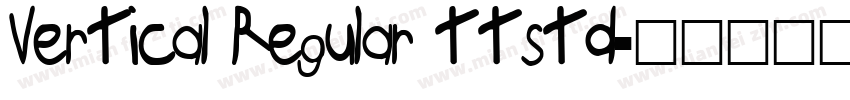 Vertical Regular ttstd字体转换